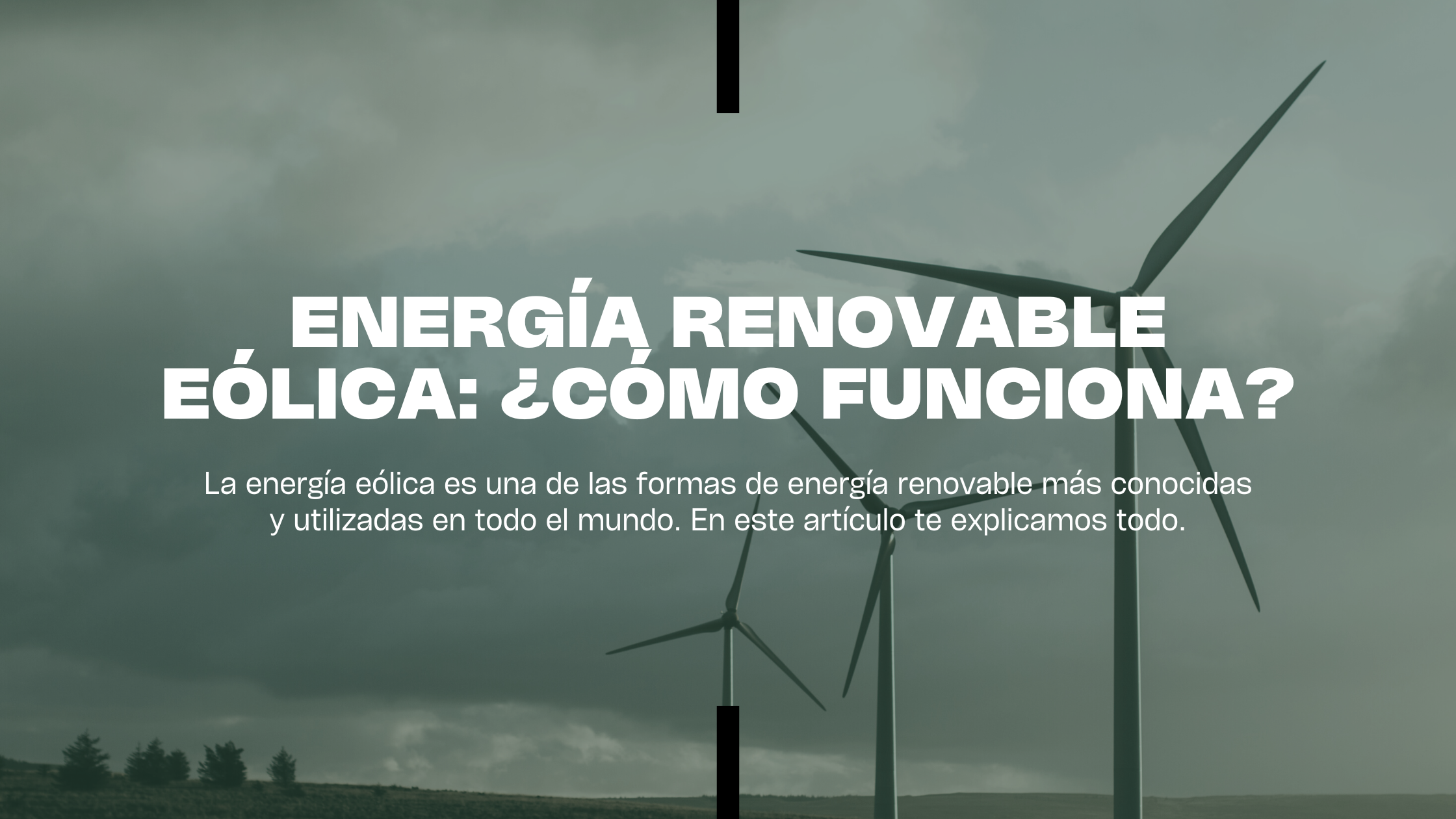 El generador eólico: cómo funciona, qué usos tiene – Energía Renovable –  Solar, Eólica e Hidráulica